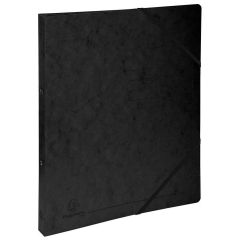Photo Classeur 2 anneaux - Carte imprimée - Dos 20 mm - Noir EXACOMPTA
