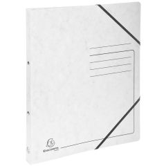 Photo Classeur 2 anneaux - Carte imprimée - Dos 20 mm - Blanc EXACOMPTA