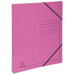 Photo Classeur 2 anneaux - Carte imprimée - Dos 20 mm - Rose EXACOMPTA