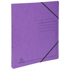 Photo Classeur 2 anneaux - Carte imprimée - Dos 20 mm - Violet EXACOMPTA