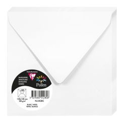 Photo Enveloppe POLLEN Blanc Format  140 x 140 mm 5428C