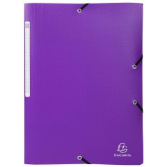 Photo Chemise à élastiques en PP - Violet EXACOMPTA Image