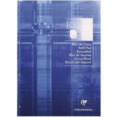 Photo CLAIREFONTAINE : Bloc de cours quadrillé - 210 x 297 mm - 200 pages 5816C 