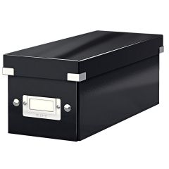Photo Boite de rangement WOW - CD - Noir LEITZ 6041-00-62 Fermé