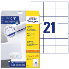 Photo Étiquettes adhésives - 70 x 42,3 mm - Blanc AVERY