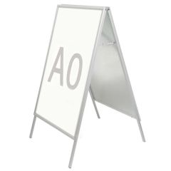 Photo Tréteau d'affichage public A0 - 885 x 1410 mm - Argent : MAUL 66310-08