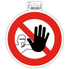 Photo Panneau adhésif - Accès Interdit - Rouge EXACOMPTA