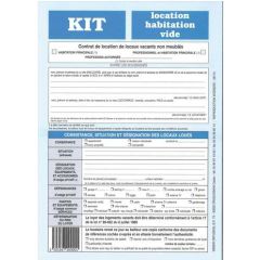 Formulaire Kit de Location Habitation - A4 - WEBER 720 Image