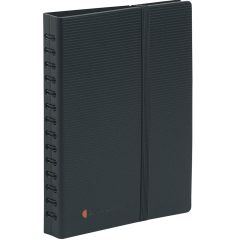EXACOMPTA : Etui pour 120 cartes de visite noir 75034E