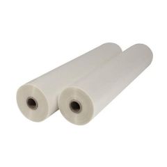 Photo Rouleau de film de plastification brillant - 150 mic - A2 : 457 mm x 75 m : PAVO Lot de 2