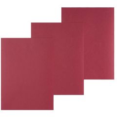 Photo Plat de couverture pour reliure A4 - Carton Grain Cuir - Rouge mat PAVO (8011162)