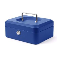 Photo Caisse à monnaie - Bleu - 150 x 115 x 80 mm PAVO 8011742