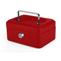 Photo Caisse à monnaie - Rouge - 150 x 115 x 80 mm PAVO 8011861