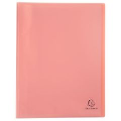 Photo Protège-Documents de 80 Vues - Corail EXACOMPTA Chromaline Pastel