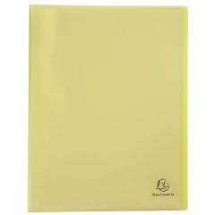 Photo Protège-Documents de 80 Vues - Jaune EXACOMPTA Chromaline Pastel