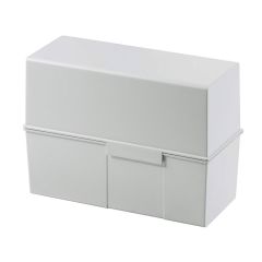 Photo Boite pour fiches en plastique - Format A5 - Gris clair : HAN 975-11 