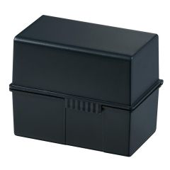 Photo Boite pour fiches en plastique - Format A6 - Noir : HAN 976-13