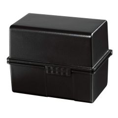 Photo Boite pour fiches en plastique - Format A8 - Noir : HAN 978-13