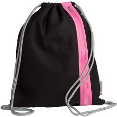 Sac de sport avec cordon - Noir/Rose PAGNA Go Image