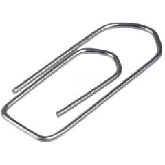 Photo Boite de 100 attache-lettres en métal - 32 mm : WEDO 124 32100