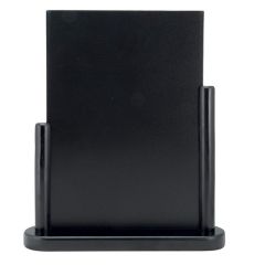 Photo Ardoise de Table - 280 x 320 mm - Support Noir : SECURIT Elegant Grand (ELE-BL-LA)