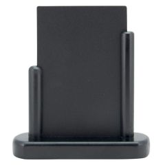 Photo Ardoise de Table - 160 x 170 mm - Support Noir : SECURIT Elegant Petit (ELE-BL-SM)