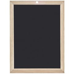 Photo Ardoise noire avec cadre en bois - 260 x 340 mm WONDAY