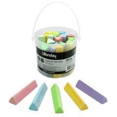 Photo Seau de 25 craies de trottoir - Assortiment WONDAY