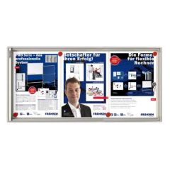 Photo Vitrine d'intérieur plate - 3 feuilles A4 - 730 x 370 mm : FRANKEN X-traLine