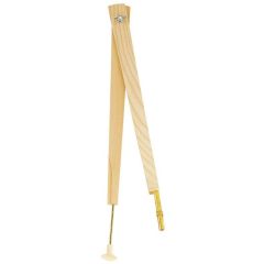 Photo Compas en bois pour tableau à craie - Avec ventouse WONDAY