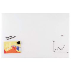 Photo Tableau design en verre - Blanc - 1500 x 1200 mm : FRANKEN GTL12015009