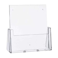 Photo Présentoir de table - 1 compartiment A4 - Transparent : HELIT H2352302