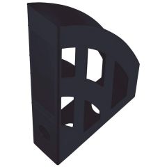 Photo Porte revues - Plastique recyclé - Noir HELIT The Green Bridge