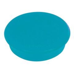 Photo Lot de 10 Aimants ronds - 32 mm - Bleu clair : FRANKEN