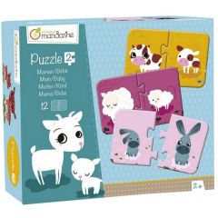 Photo Puzzle à 2 pièces - Mère et petit AVENUE MANDARINE