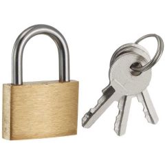 Photo Cadenas - Serrure à clé - 25 mm MANNESMANN