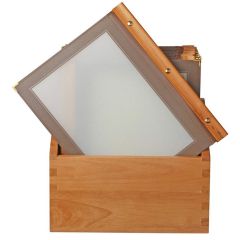 Photo Protège-menus A4 - Plastique/Bois - Marron SECURIT Wood Image