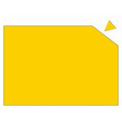 Photo Feuille magnétique inscriptible - Jaune - 200 x 295 mm : FRANKEN MP841 04