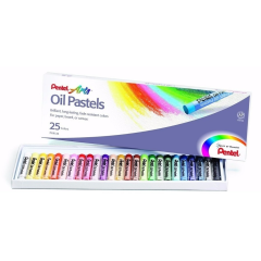 Photo PENTEL PHN4 : Lot de 25 craies pastelles d'huile PHN4-25