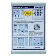 Photo Plaque de porte A4 - Argent : FRANKEN BS0605