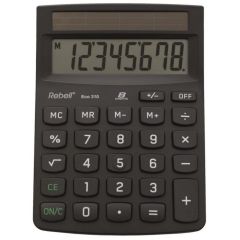 Photo Calculatrice de bureau écologique - 8 chiffres REBELL ECO 310