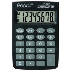 Photo Calculatrice de poche - 8 chiffres REBELL HC 108