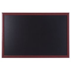 Tableau noir - Cadre Merisier - 900 x 600 mm : BI-OFFICE Photo