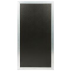 Ardoise murale - Cadre en bois Argent - 600 x 1150 mm SECURIT Image