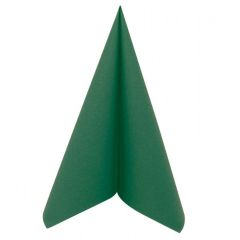 Serviettes de table Cocktail - 200 x 200 mm - Vert Sapin PRO NAPPE Lot de 50 image