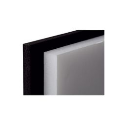 TRANSOTYPE 25 plaques de mousse - 500 x 700 mm - Blanc Carton plume détails