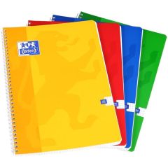Photo Cahier à spirales 100 pages - Petits carreaux - 210 x 297 mm OXFORD