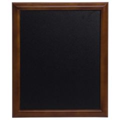 Ardoise murale - Cadre en bois couleur Marron Foncé - 600 x 800 mm SECURIT Universal Image