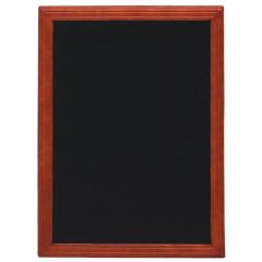 Ardoise murale - Cadre en bois couleur Acajou- 600 x 800 mm SECURIT Universal Image