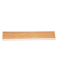 MINERVA : Trace-lettres en plastique - Orange transparent - 3.5 mm